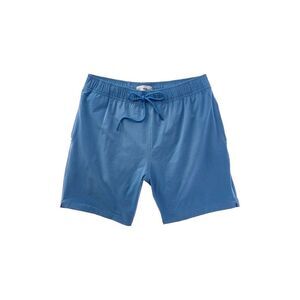Mr. Swim Mens  Textured Stretch Trunk, Blue